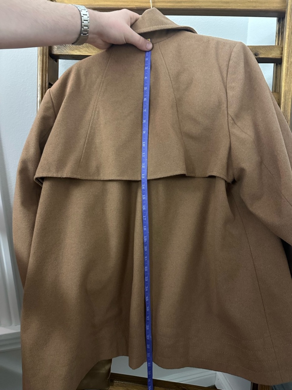 Kristen Blake Camel Pea Coat - Picture 5 of 7